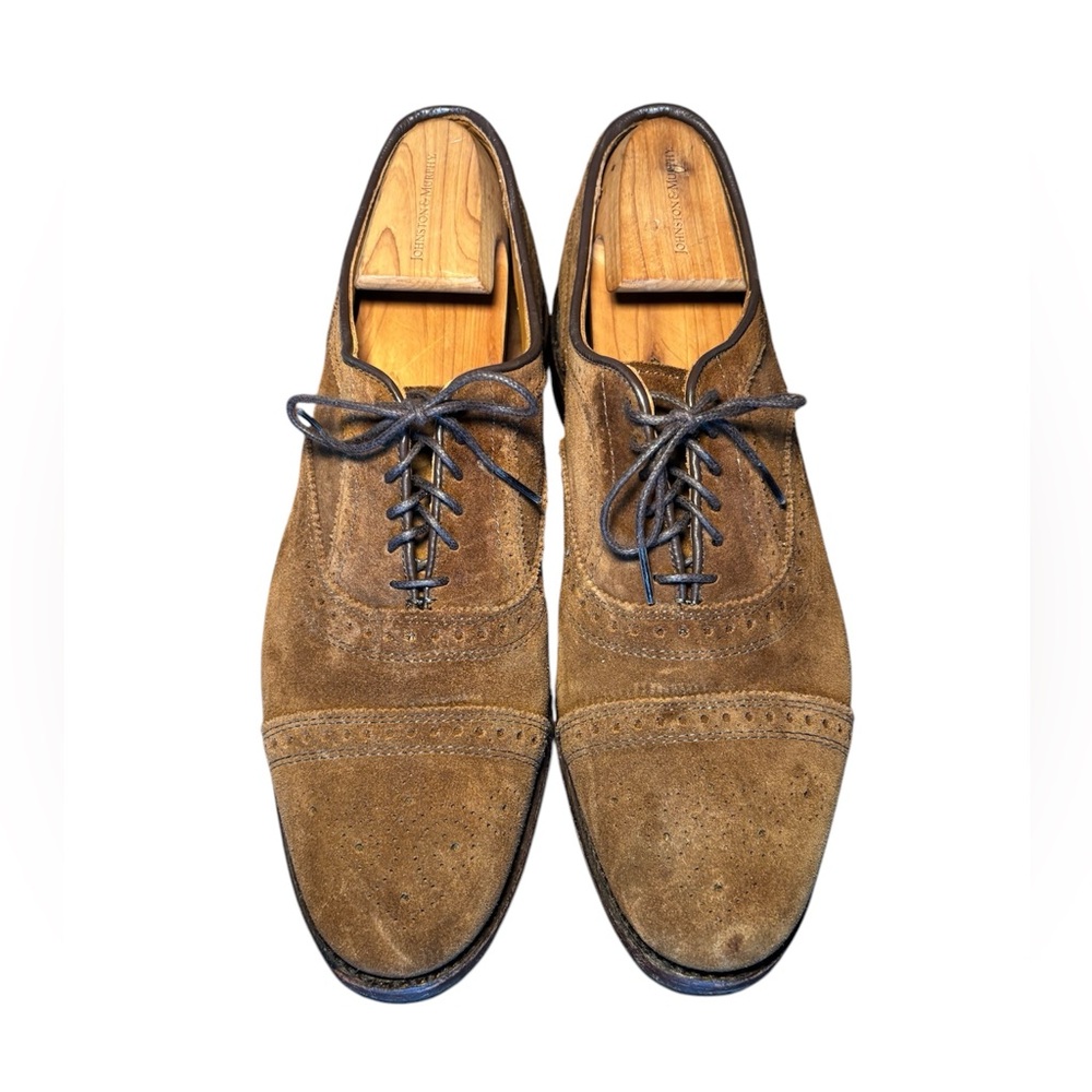 Allen Edmonds Brown Oxford Cap Toe Shoes